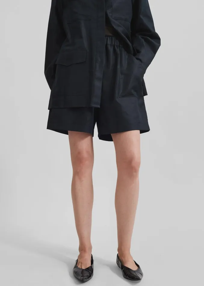 The Frankie Shop Bottoms Matin Forio Shorts 8211 Black 8211 Women