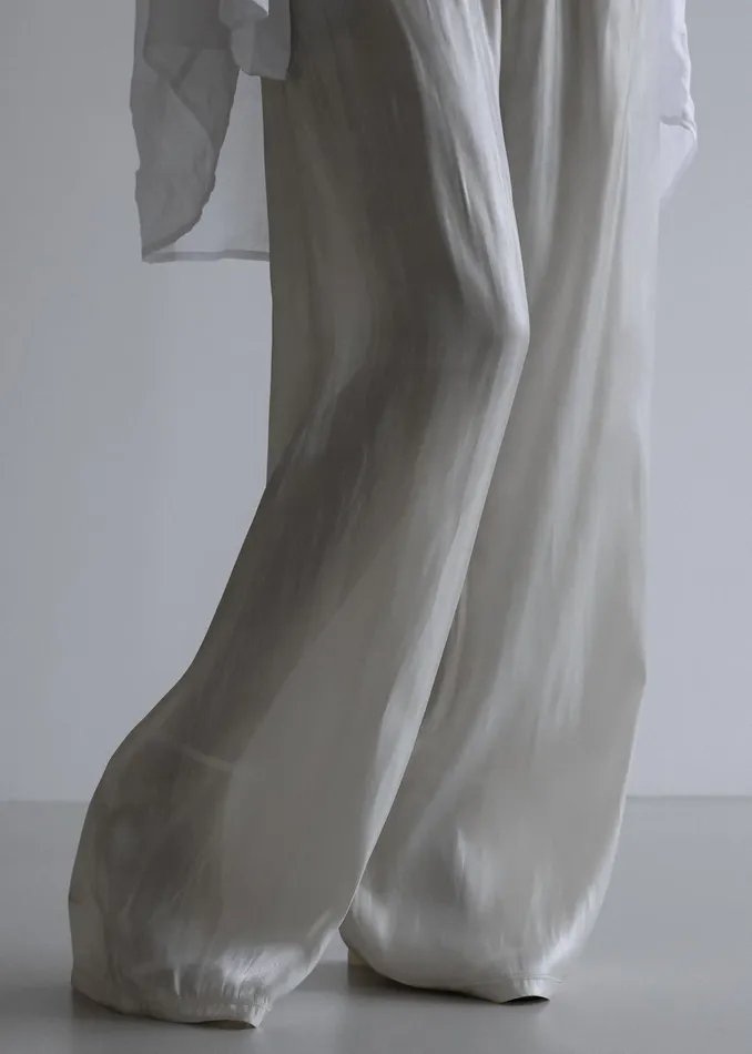The Frankie Shop Bottoms Mika Wide Pants 8211 White 8211 Women