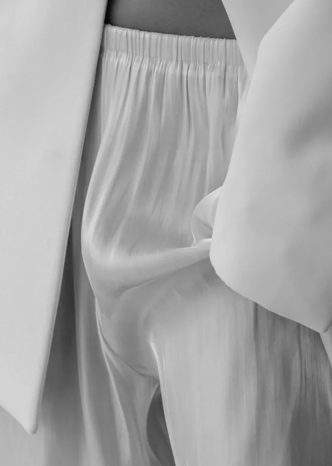 The Frankie Shop Bottoms Mika Wide Pants 8211 White 8211 Women