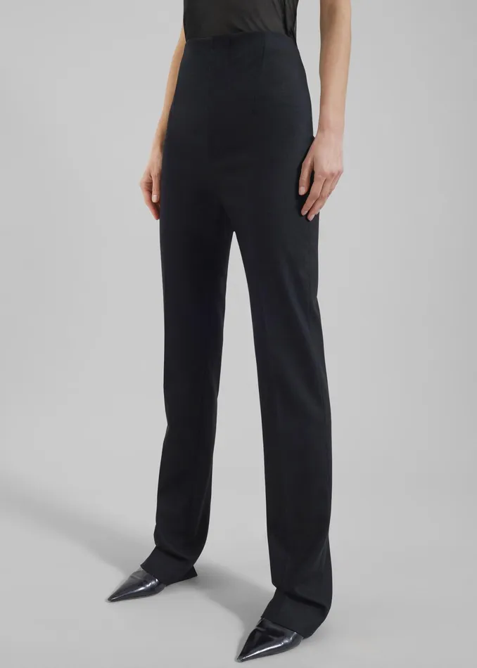 The Frankie Shop Bottoms Morrison Long Trousers 8211 Black 8211 Women