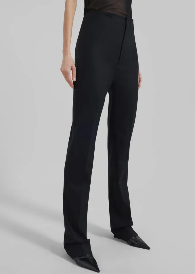 The Frankie Shop Bottoms Morrison Long Trousers 8211 Black 8211 Women