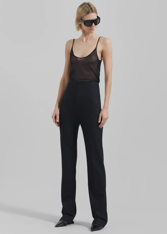 The Frankie Shop Bottoms Morrison Long Trousers 8211 Black 8211 Women