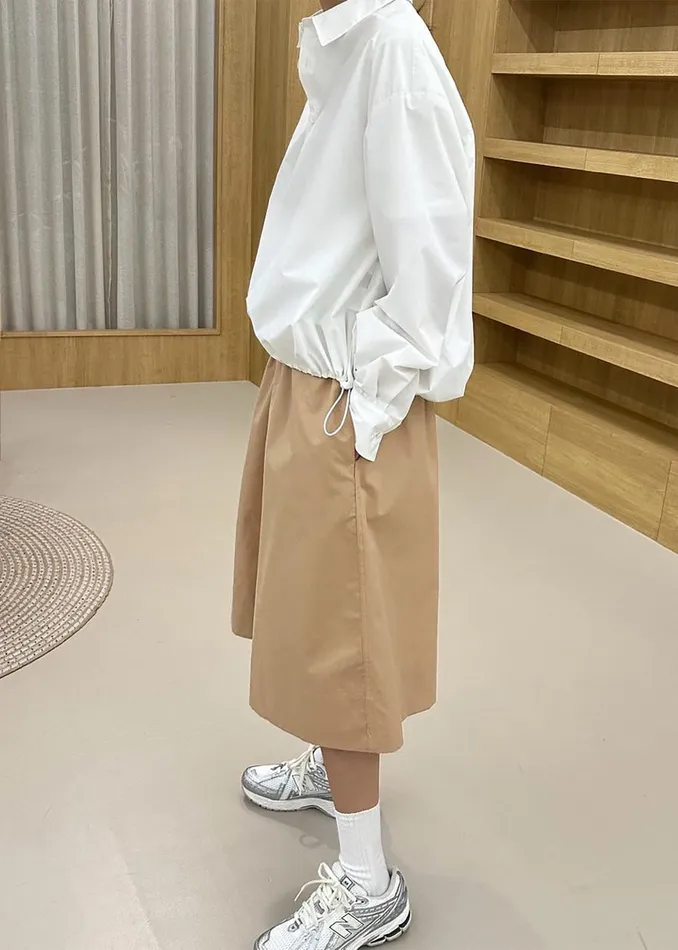 The Frankie Shop Bottoms Nia Cropped Wide Pants 8211 Beige 8211 Women