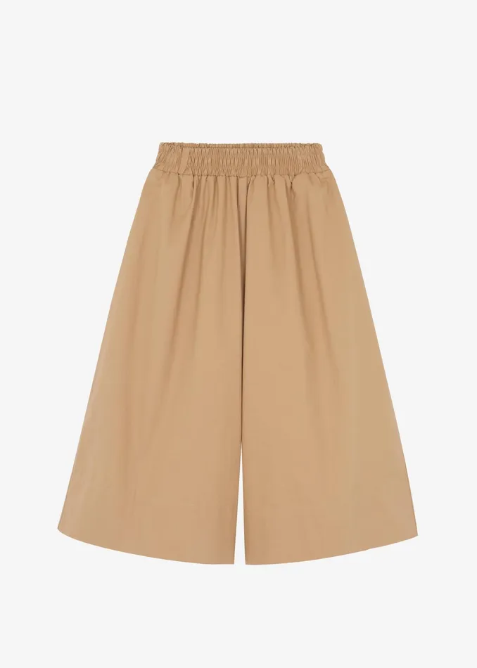 The Frankie Shop Bottoms Nia Cropped Wide Pants 8211 Beige 8211 Women