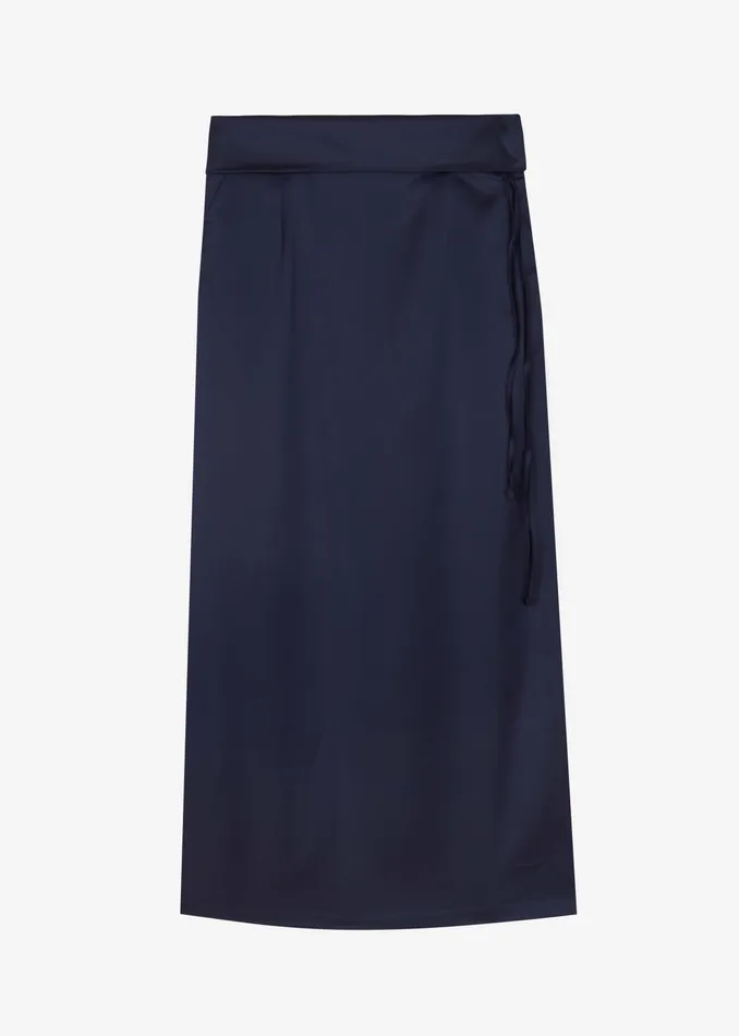 The Frankie Shop Bottoms Rhone Skirt 8211 Navy 8211 Women