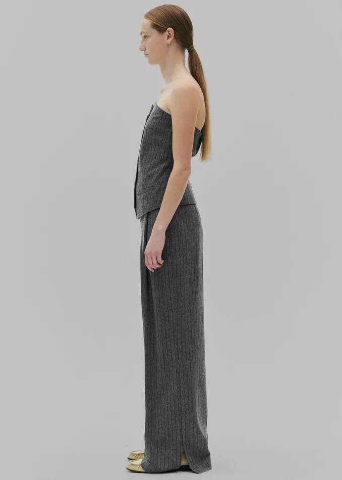 The Frankie Shop Bottoms The Garment Tilda Pants 8211 GreyBlack Stripe 8211 Women