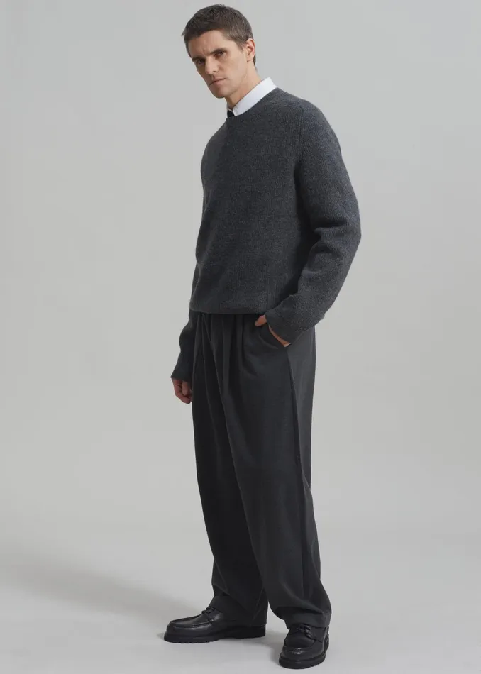 The Frankie Shop Bottoms Theo Pants 8211 Charcoal 8211 Men