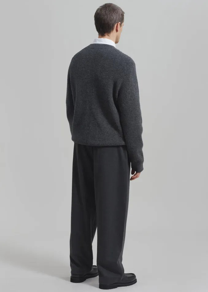 The Frankie Shop Bottoms Theo Pants 8211 Charcoal 8211 Men