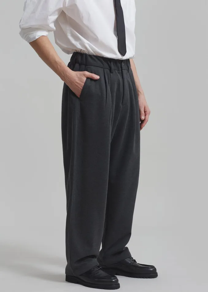 The Frankie Shop Bottoms Theo Pants 8211 Charcoal 8211 Men