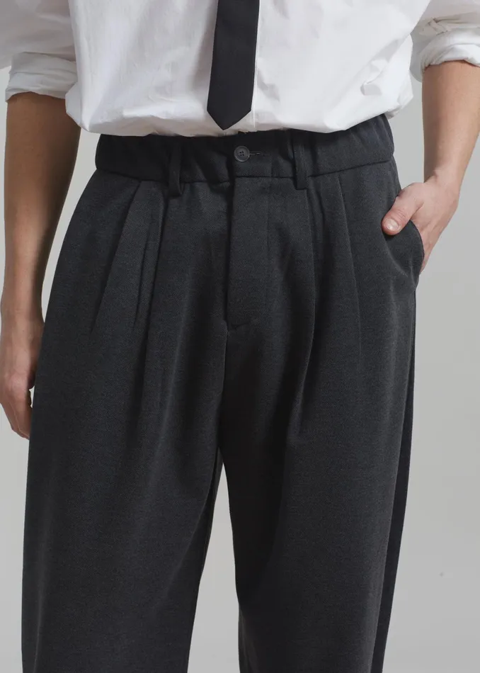 The Frankie Shop Bottoms Theo Pants 8211 Charcoal 8211 Men