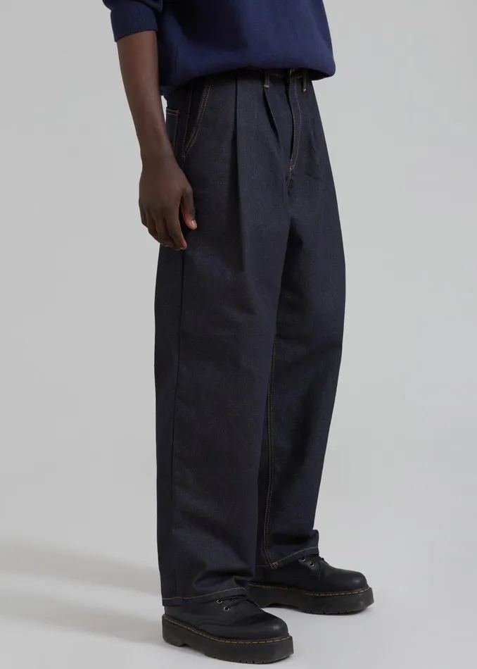 The Frankie Shop Bottoms Zayn Jeans 8211 Dark Indigo 8211 Men