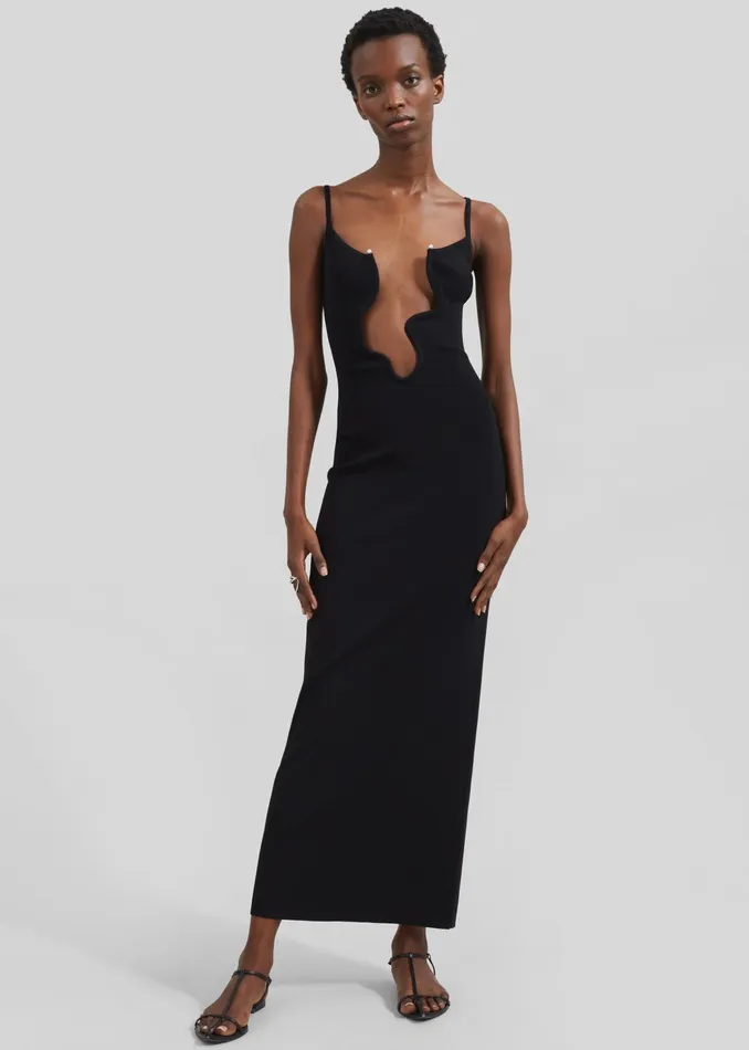 The Frankie Shop Dresses Christopher Esber Salacia Wire Column Dress 8211 Black 8211 Women