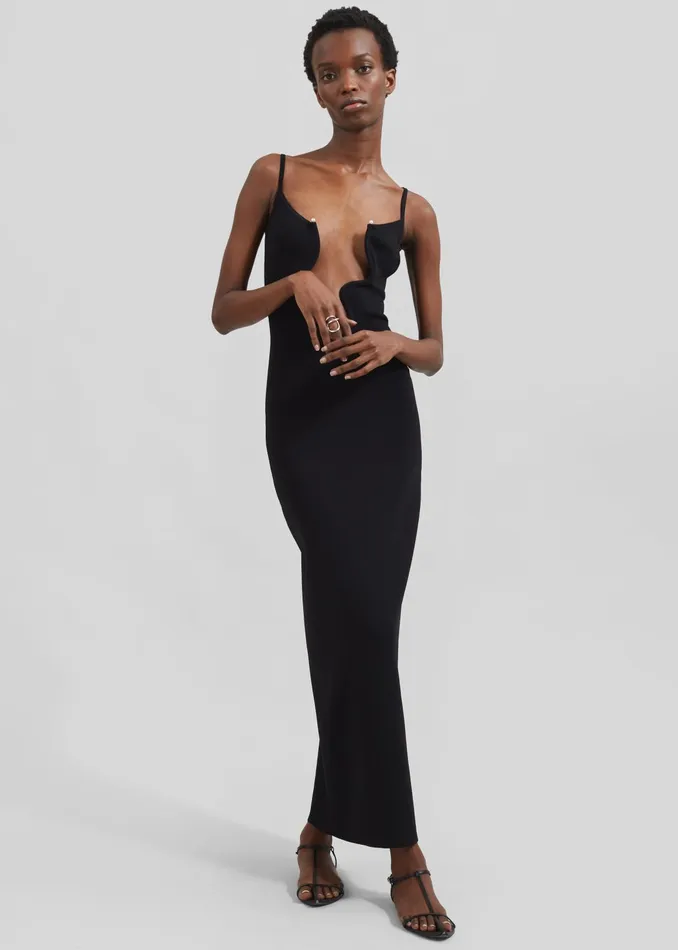The Frankie Shop Dresses Christopher Esber Salacia Wire Column Dress 8211 Black 8211 Women