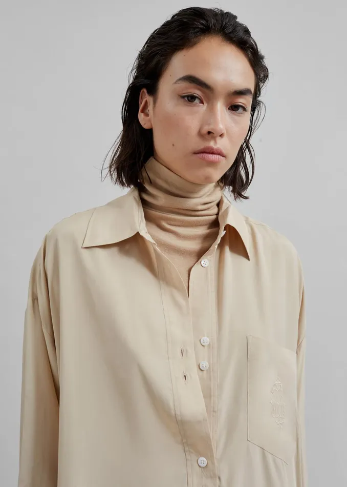 The Frankie Shop Knitwear By Malene Birger Mohsen Turtleneck 8211 Nomad 8211 Women