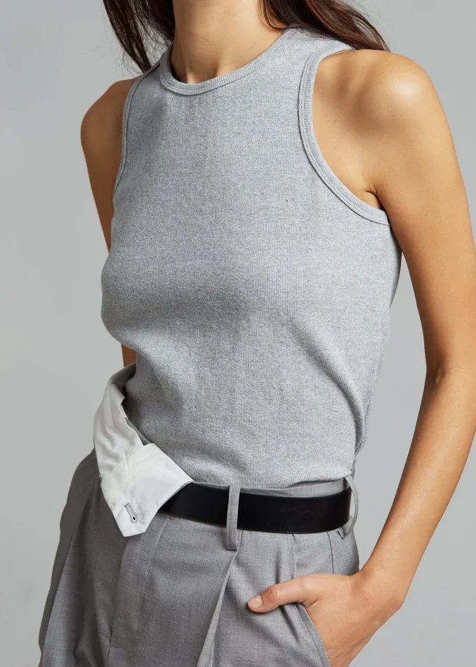 The Frankie Shop Loungewear Liko Tank 8211 Heather Grey 8211 Women