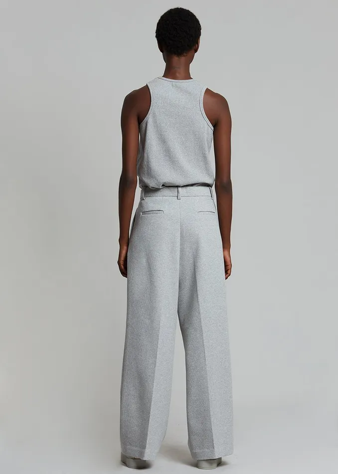 The Frankie Shop Loungewear Liko Tank 8211 Heather Grey 8211 Women