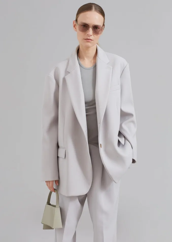 The Frankie Shop Outerwear Bea Blazer 8211 Grey 8211 Women