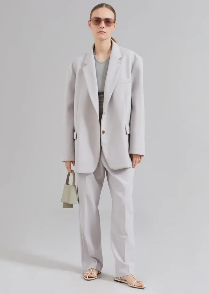 The Frankie Shop Outerwear Bea Blazer 8211 Grey 8211 Women