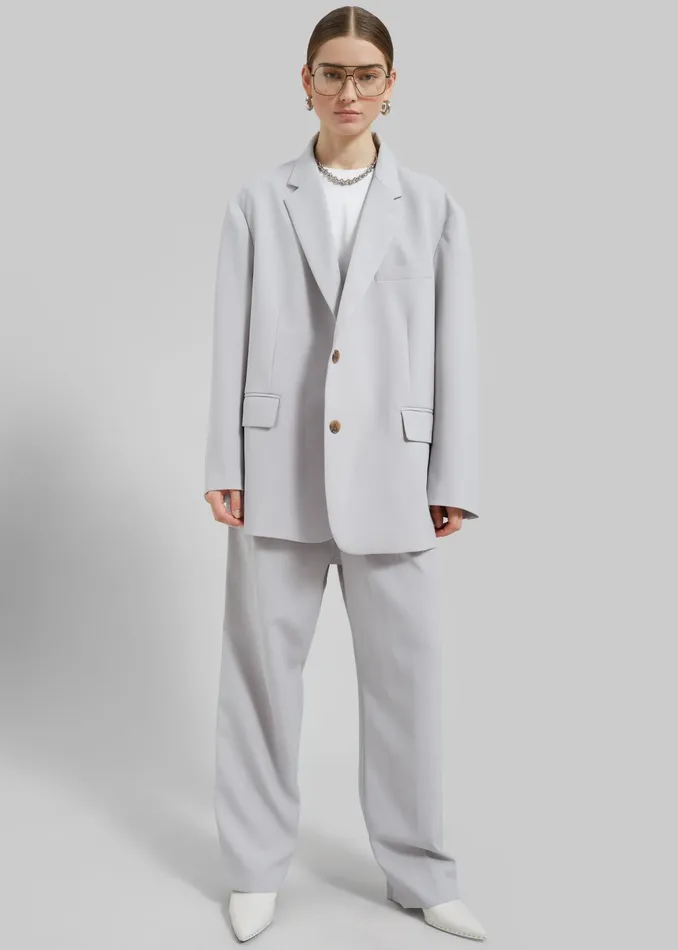The Frankie Shop Outerwear Bea Blazer 8211 Grey 8211 Women