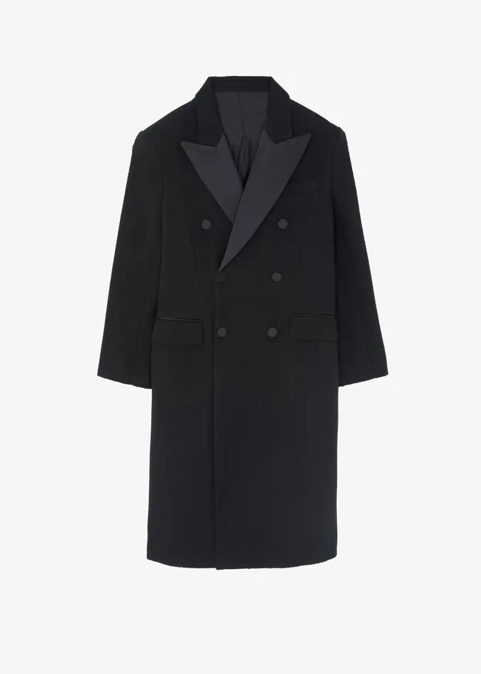 The Frankie Shop Outerwear Bryce Oversized Coat 8211 Black 8211 Women