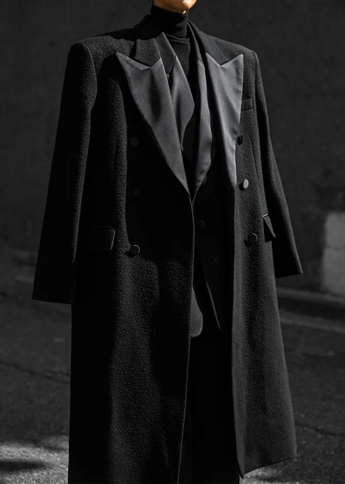 The Frankie Shop Outerwear Bryce Oversized Coat 8211 Black 8211 Women