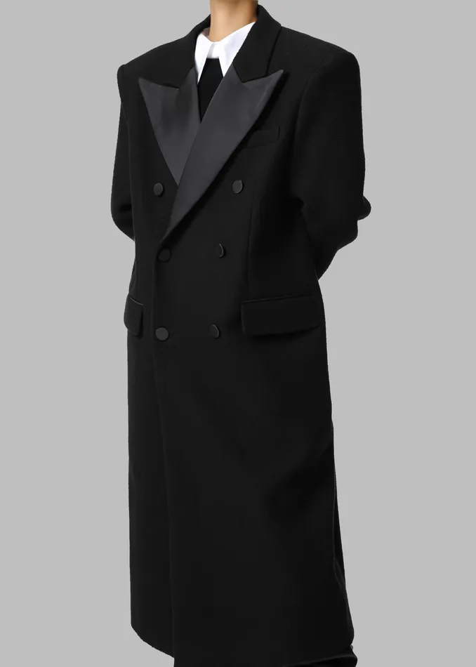 The Frankie Shop Outerwear Bryce Oversized Coat 8211 Black 8211 Women
