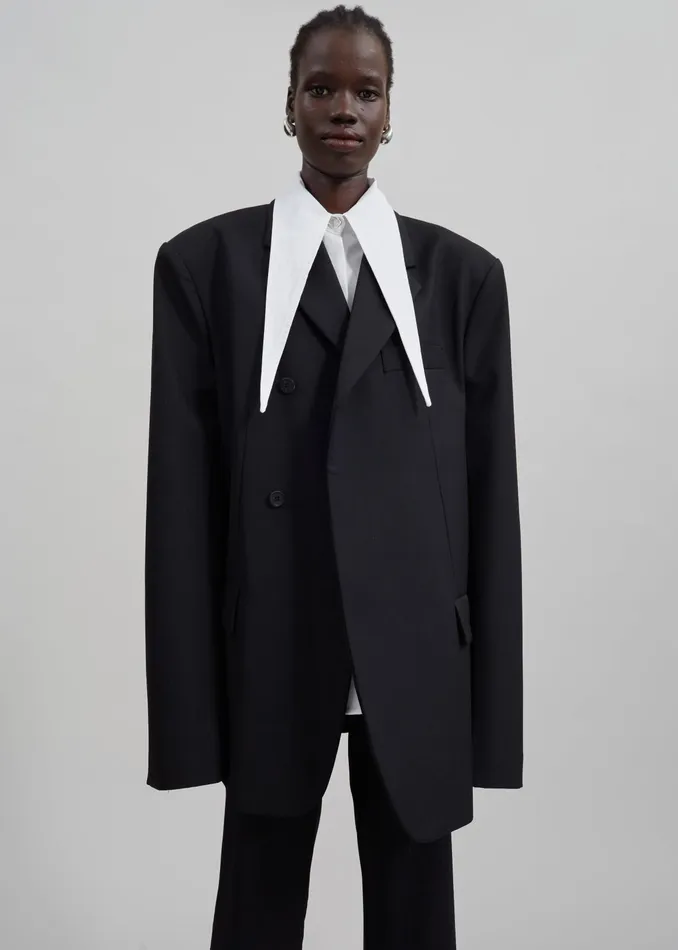 The Frankie Shop Outerwear Iva Blazer 8211 Black 8211 Women