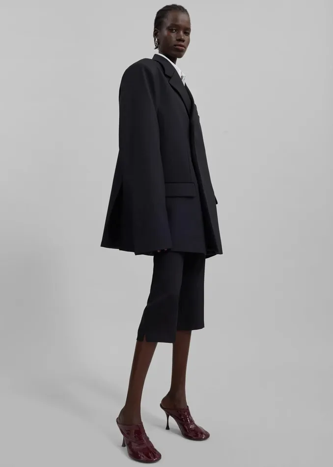 The Frankie Shop Outerwear Iva Blazer 8211 Black 8211 Women