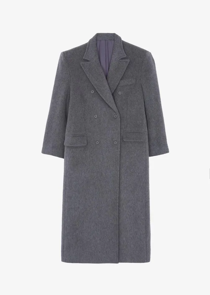 The Frankie Shop Outerwear Jordan Wool Coat 8211 Grey 8211 Women