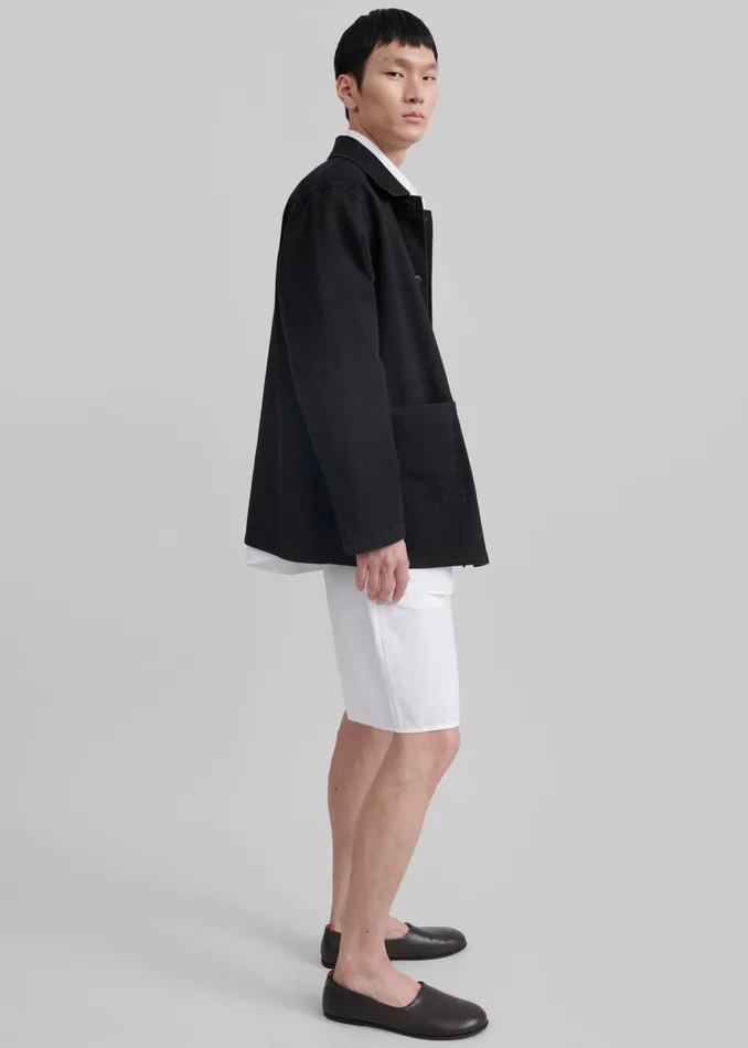 The Frankie Shop Outerwear Julien Utility Jacket 8211 Black 8211 Men