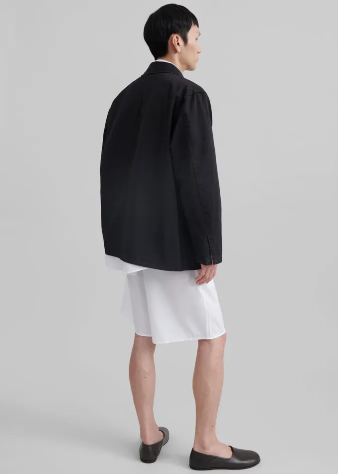 The Frankie Shop Outerwear Julien Utility Jacket 8211 Black 8211 Men