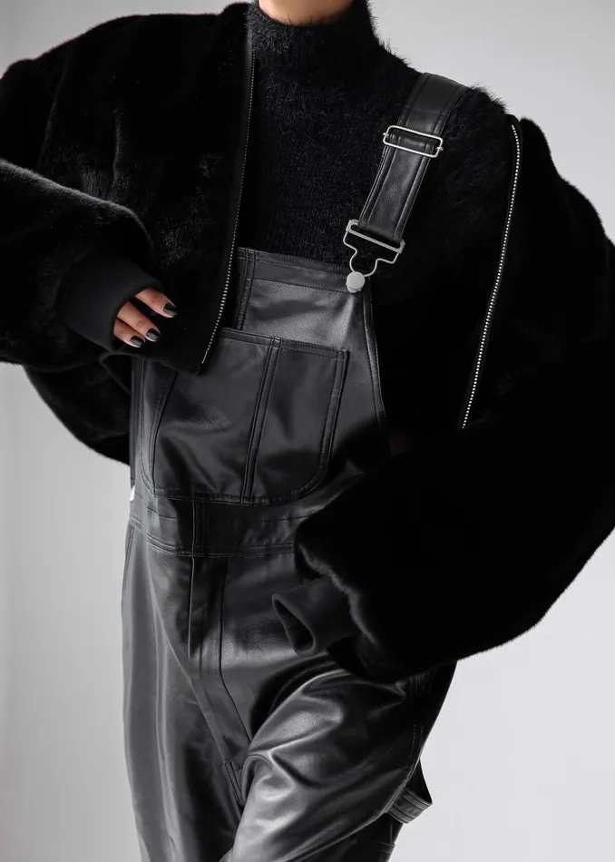 The Frankie Shop Outerwear Vaud Reversible Cropped Bomber 8211 Black 8211 Women