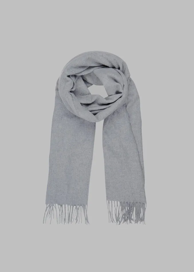 The Frankie Shop Samse Samse Accola Maxi Scarf 8211 Grey Melange 8211 Women