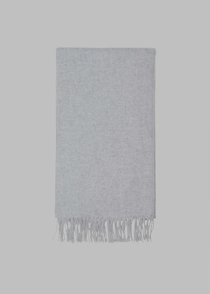 The Frankie Shop Samse Samse Accola Maxi Scarf 8211 Grey Melange 8211 Women