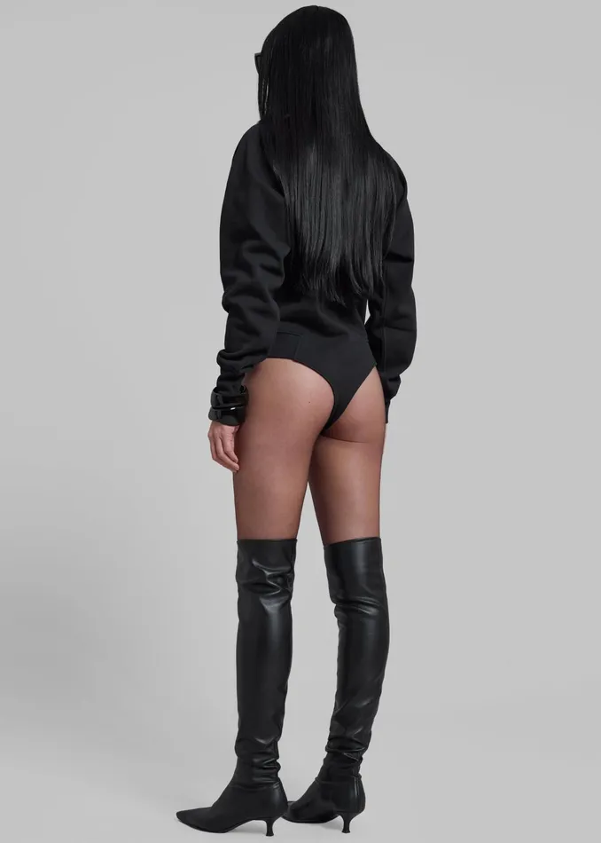 The Frankie Shop Tops Coperni Crewneck Sweatshirt Body 8211 Black 8211 Women