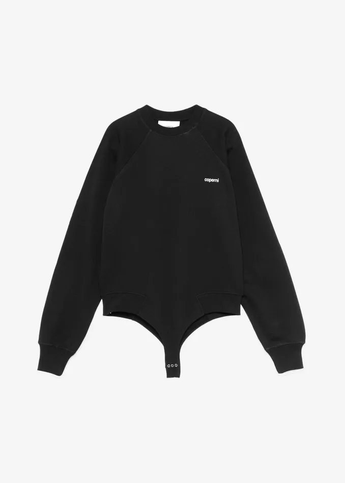 The Frankie Shop Tops Coperni Crewneck Sweatshirt Body 8211 Black 8211 Women