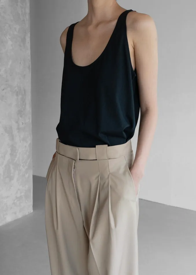 The Frankie Shop Tops Penelope Tank Top 8211 Black 8211 Women