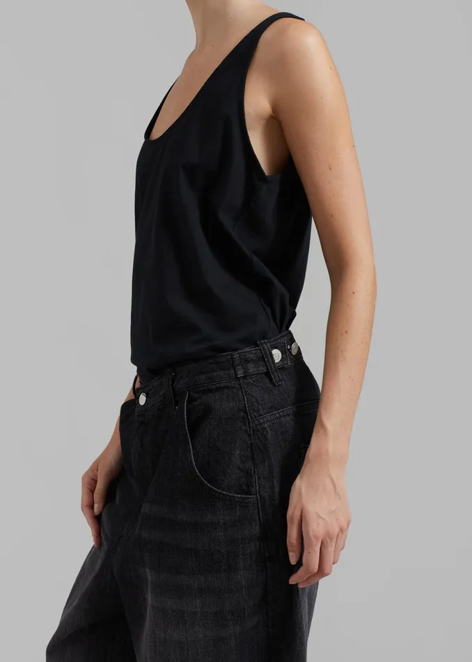 The Frankie Shop Tops Penelope Tank Top 8211 Black 8211 Women
