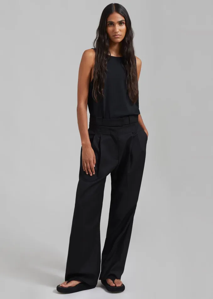 The Frankie Shop Tops Penelope Tank Top 8211 Black 8211 Women