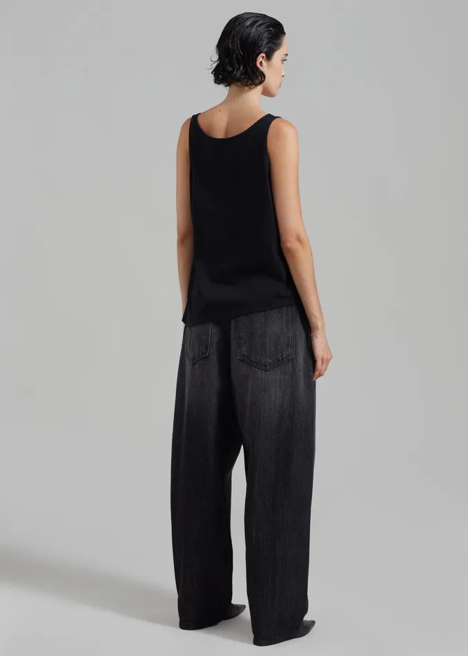The Frankie Shop Tops Penelope Tank Top 8211 Black 8211 Women