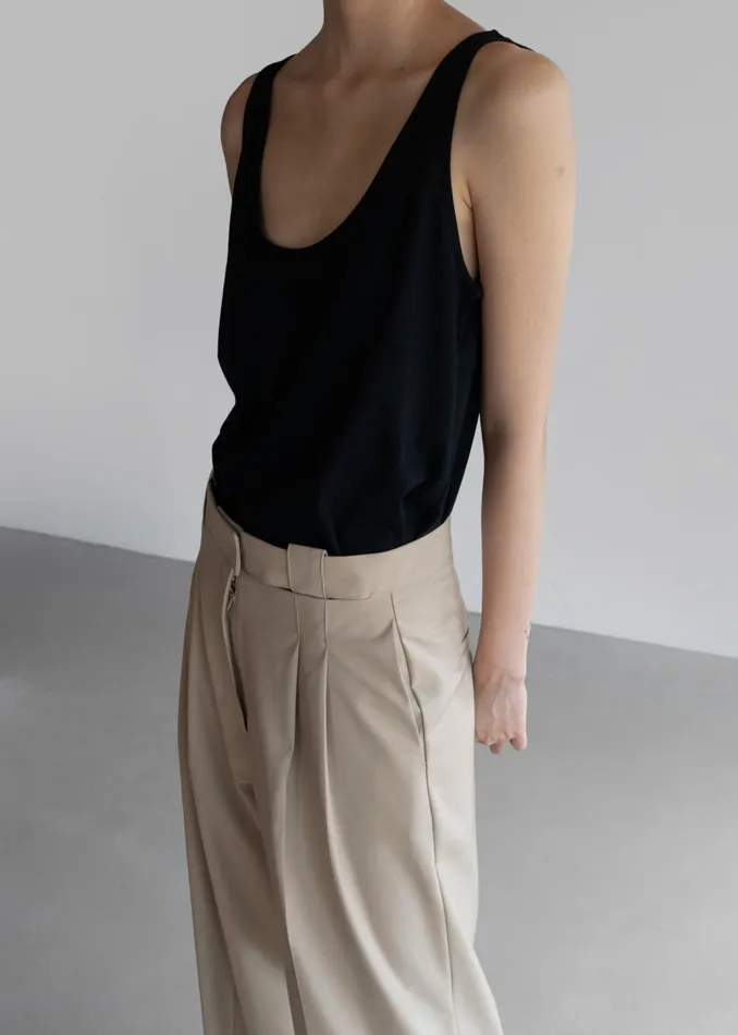 The Frankie Shop Tops Penelope Tank Top 8211 Black 8211 Women