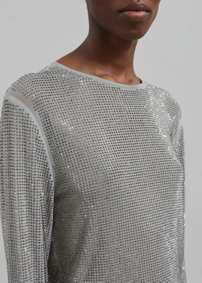 The Frankie Shop Tops Samse Samse Samagda Top 8211 Light Grey 8211 Women