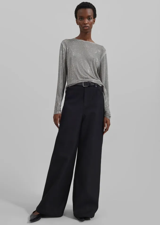 The Frankie Shop Tops Samse Samse Samagda Top 8211 Light Grey 8211 Women