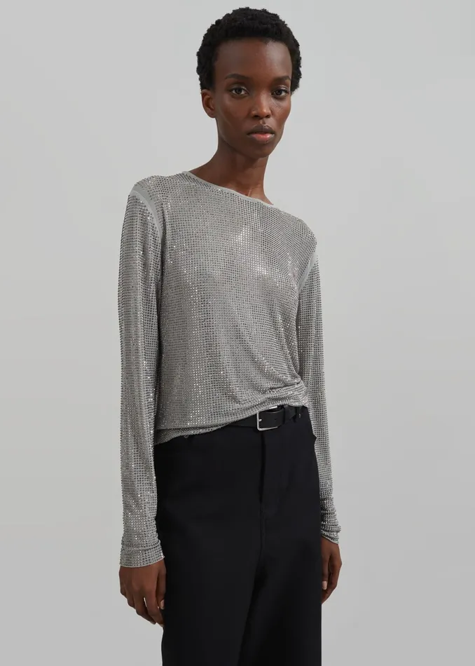 The Frankie Shop Tops Samse Samse Samagda Top 8211 Light Grey 8211 Women