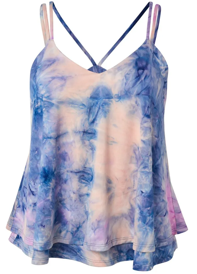 TIE DYE TANK TOP Blush Multi Women VENUS Sleeveless Tops