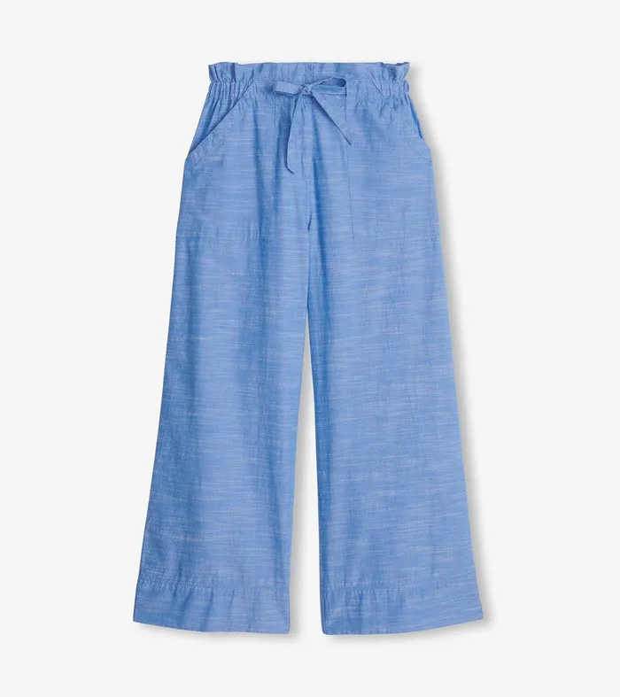 Tie Front Pants 8211 Chambray Hatley