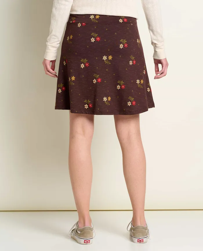 ToadandCo Chaka Skirt Carob Duo Print Women8217s Skirts and Skorts
