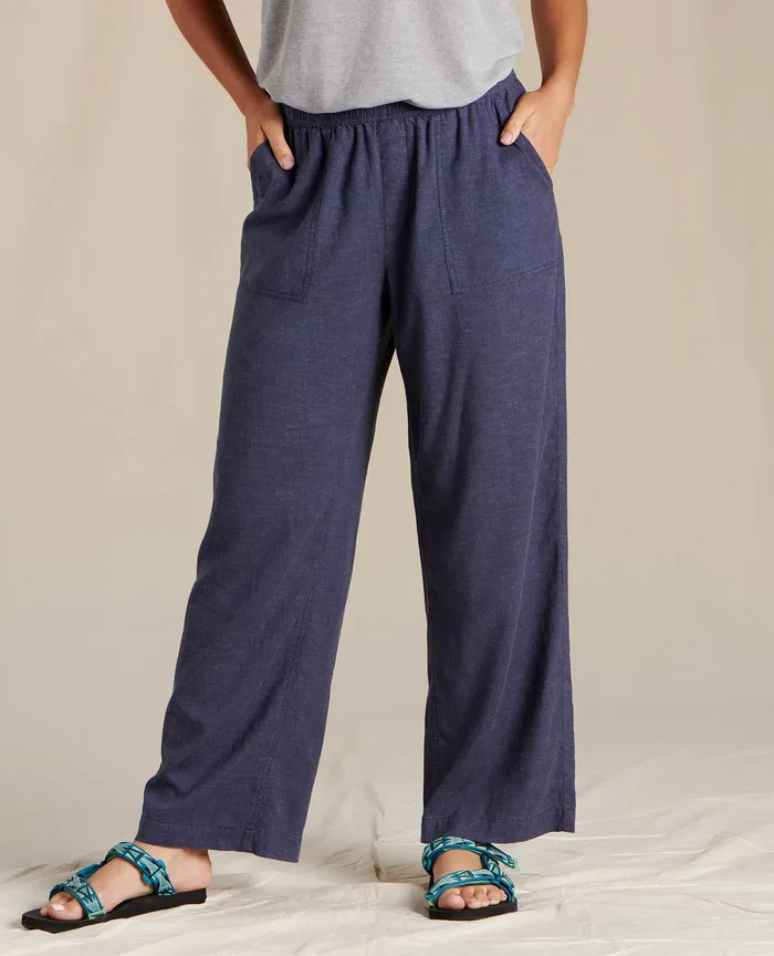 ToadandCo Loungewear and Sleep Women8217s Women8217s Taj Hemp Pant True Navy