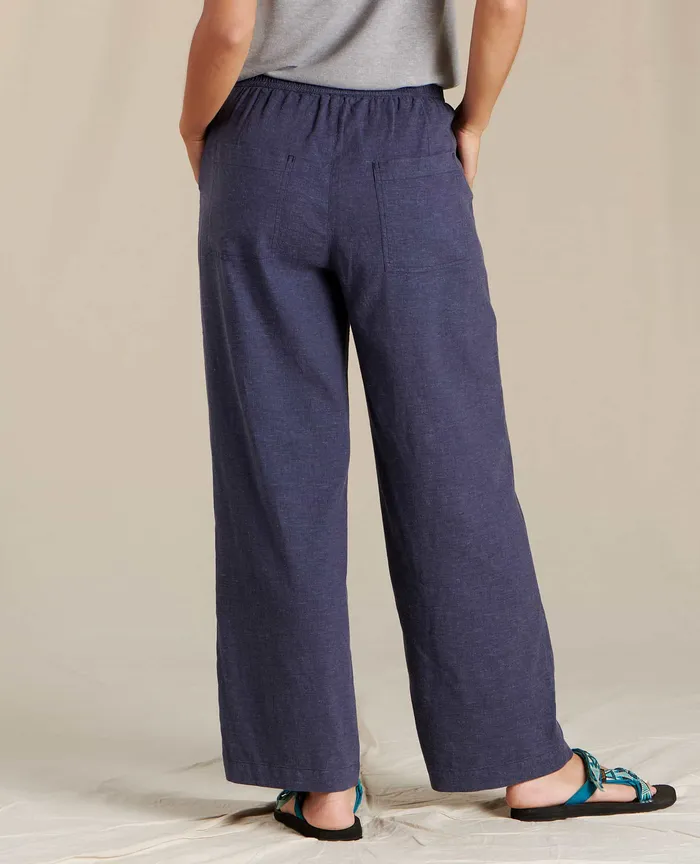 ToadandCo Loungewear and Sleep Women8217s Women8217s Taj Hemp Pant True Navy