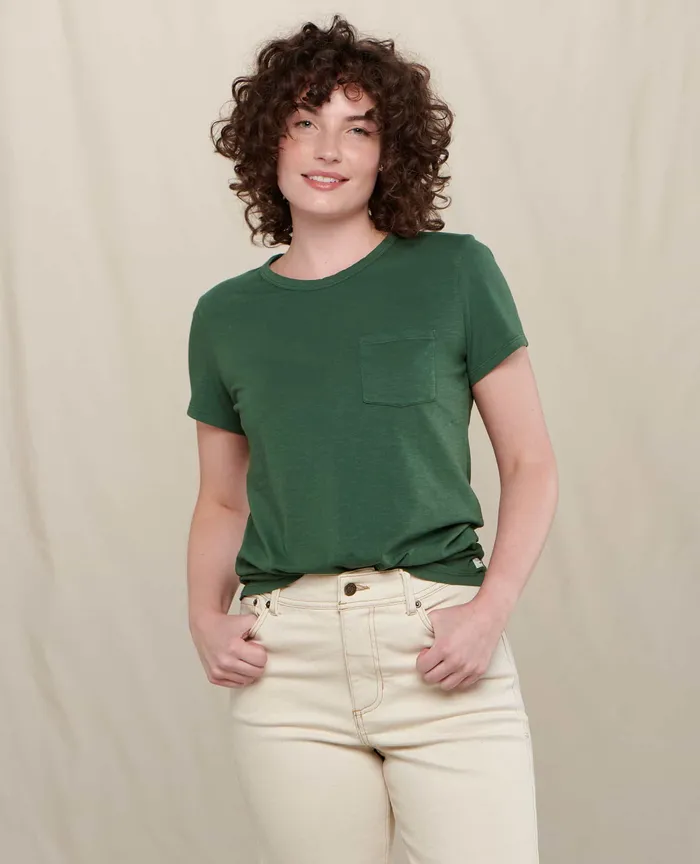 ToadandCo Women8217s Primo Short Sleeve Crew Pasture Women8217s Tops and TShirts